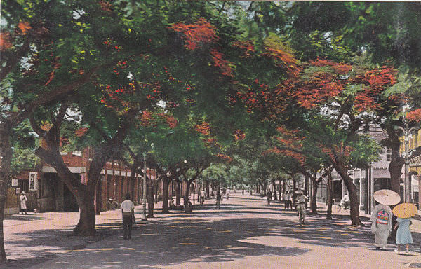 台南街道老照片-以前的公園路2