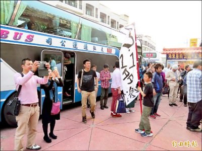 日本遊客造訪台南的人數愈來愈多。  （記者蔡文居攝）