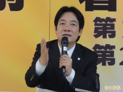 台南市長賴清德施政百日民調居六都之首。（記者洪瑞琴攝）